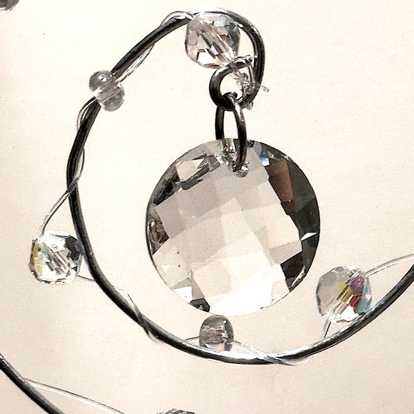 💙 Fibonacci Spiral Hanging Mobile Custom Made for @jgates3322 Vintage Beads Wire - Picture 3 of 5